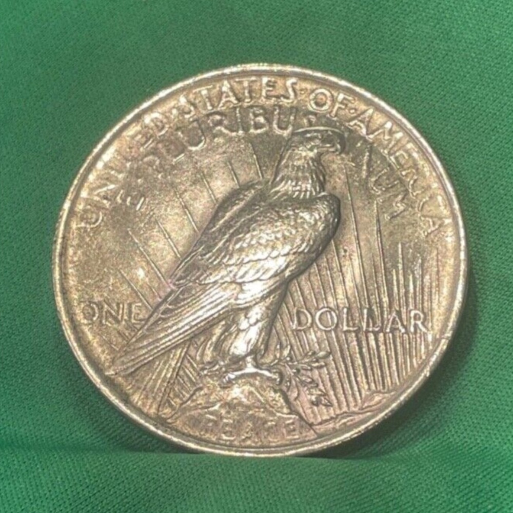 1923 Peace Dollar BU Choice Uncirculated Silver $1 Coin #205157249935 - Picture 5 of 8